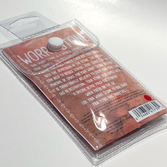 Find Peace with this Worry Stone Rose Quartz Meditate Positive Energy - Picture 4 of 7